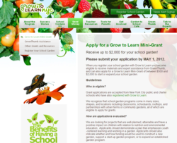 grow learn blossoms donation nyc energy mountain company applying grant interested schools application submit should garden